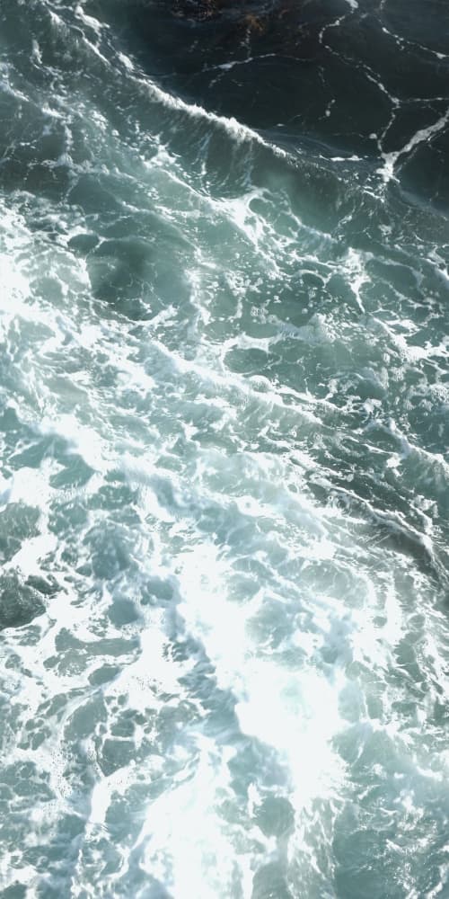 Turbulent Ocean Waves by Gemma Bardot — canvas wall art