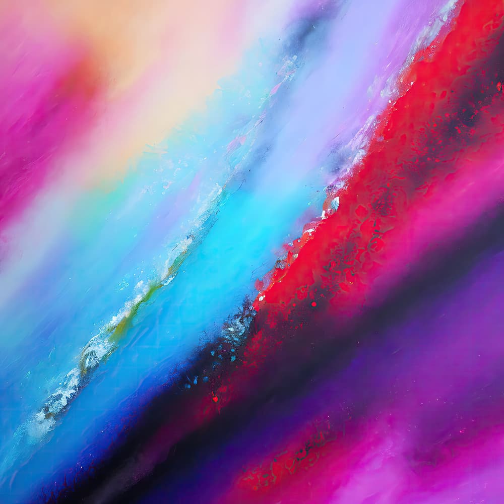 Vibrant Color Flow by Alpenglow Workshop — canvas wall art