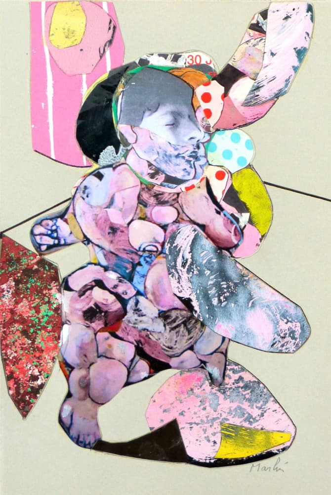 acid fragments by Pascal Marlin — canvas wall art