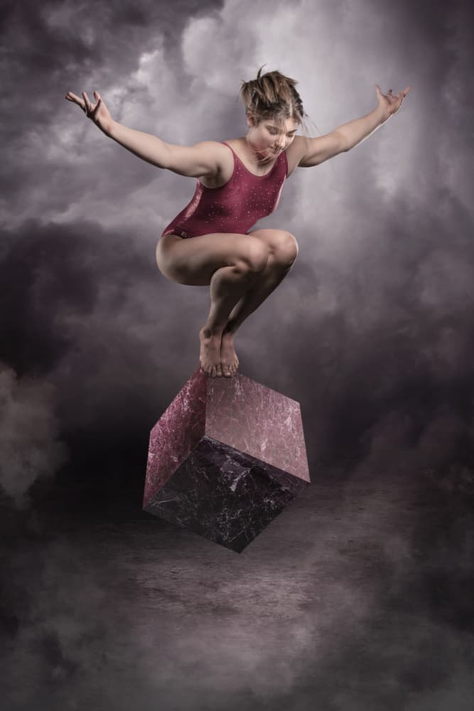 Surreal Balance Act by Marcel Egger — canvas wall art
