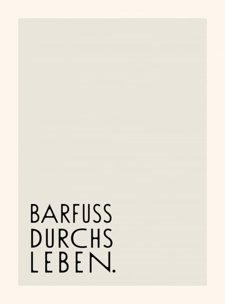 Barfussdurchsleben by Treechild — canvas wall art