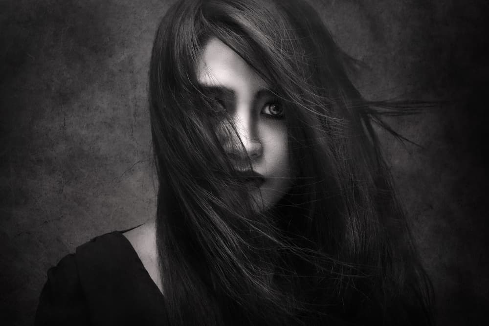 Mysterious Woman by Ivan Marlianto — canvas wall art