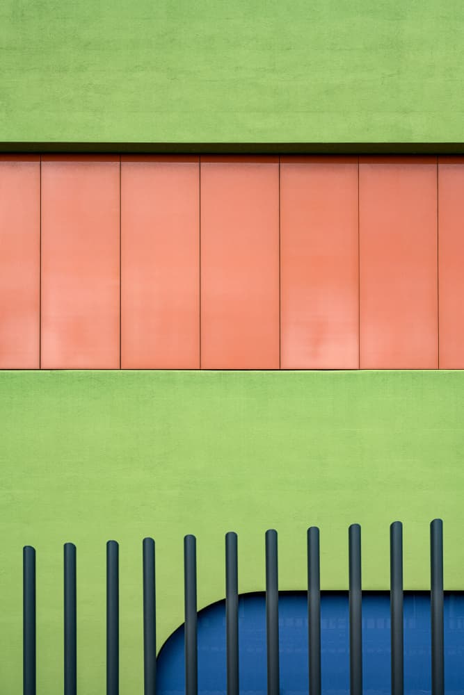 Urban Color Block by Linda Wride — canvas wall art