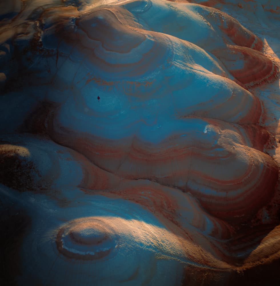 Vibrant Earth Patterns by Bing Li — canvas wall art