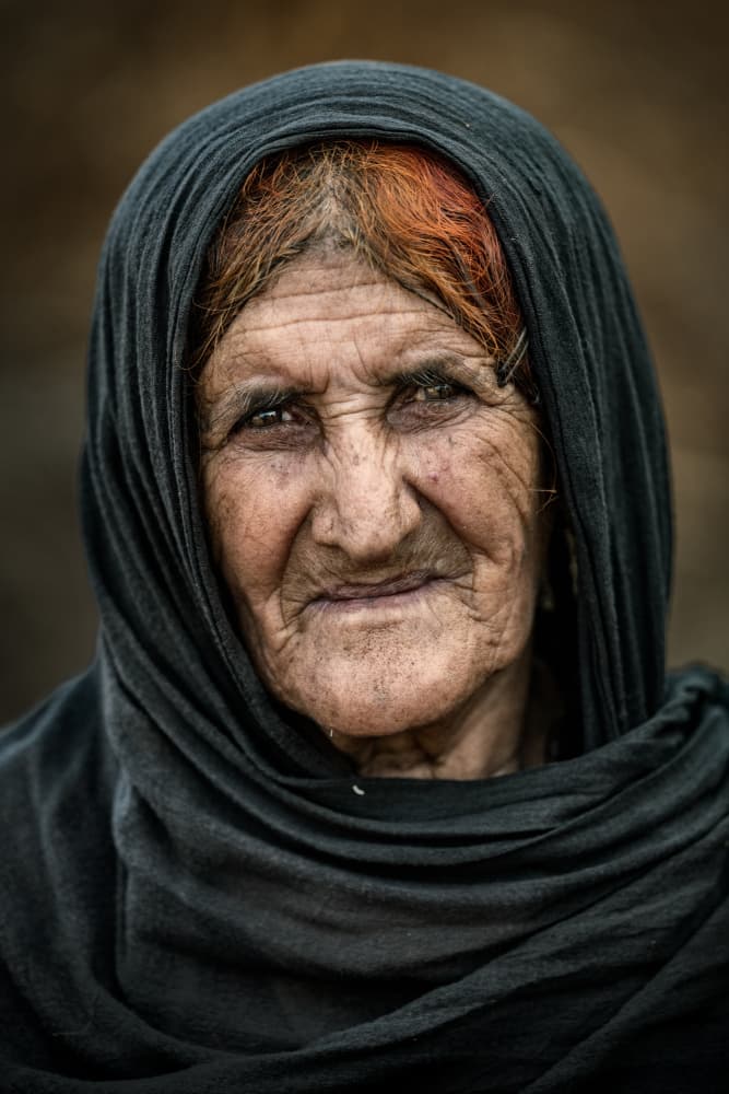 Elderly Woman Gaze by Trevor Cole — canvas wall art