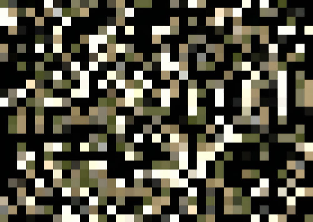 Modern Pixel Art Camo by Josie George — canvas wall art