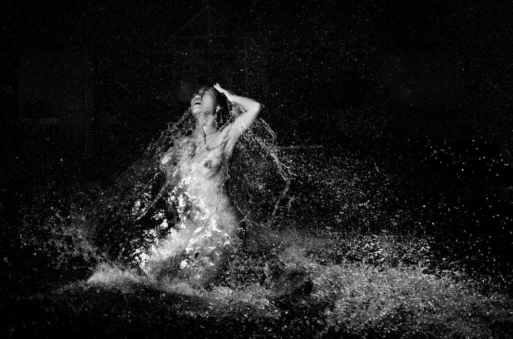 Ecstatic Water Nude by Tran Van Truong — canvas wall art