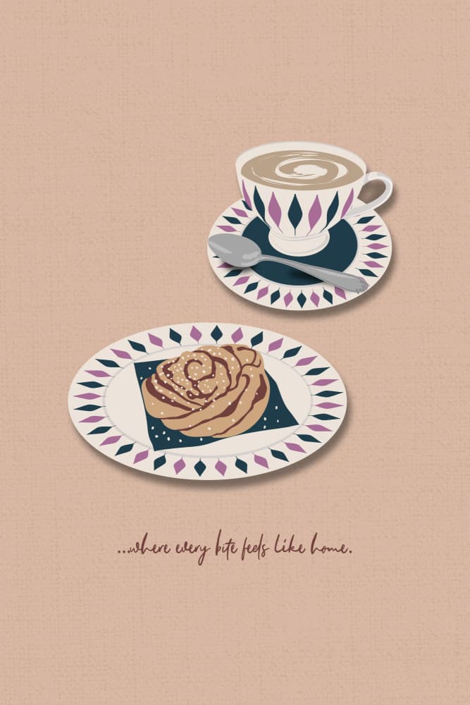 Cozy Coffee Moment by Alexandra Weise — canvas wall art