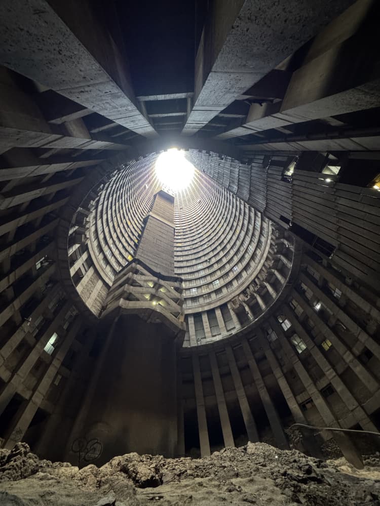 Brutalist Light Shaft by KIMIO KOBAYASHI — canvas wall art