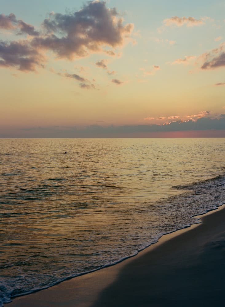 Golden Sunset Beach by Bethany Young — canvas wall art