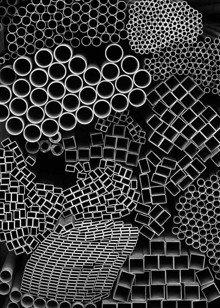 Industrial Metal Pipes by HAN dong hee — canvas wall art