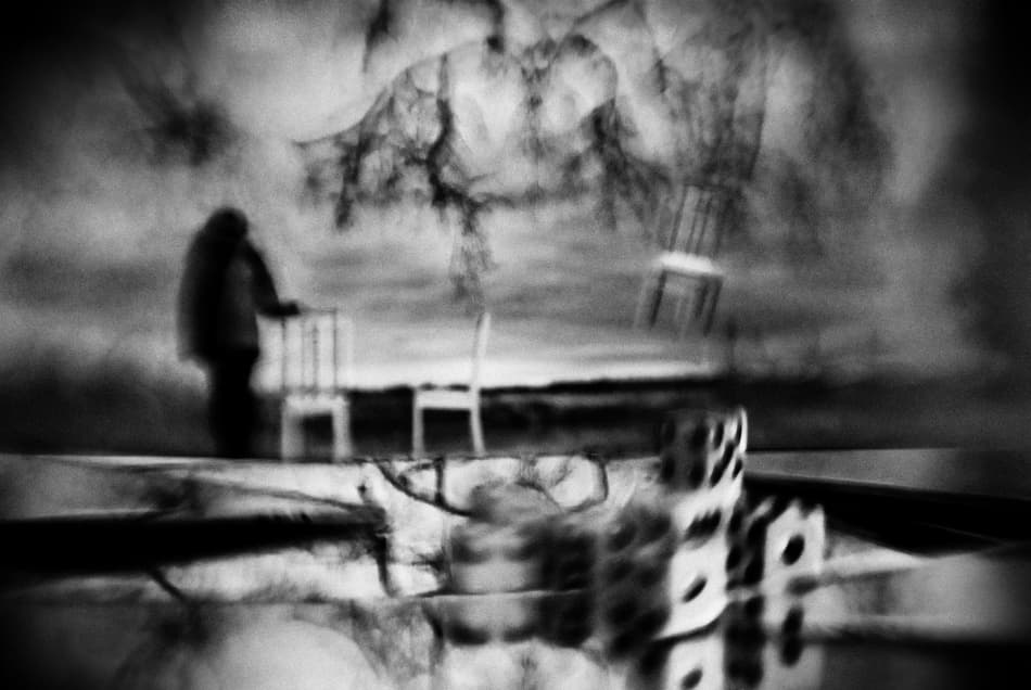 Solitary Figure Dice by Codrin Lupei — canvas wall art
