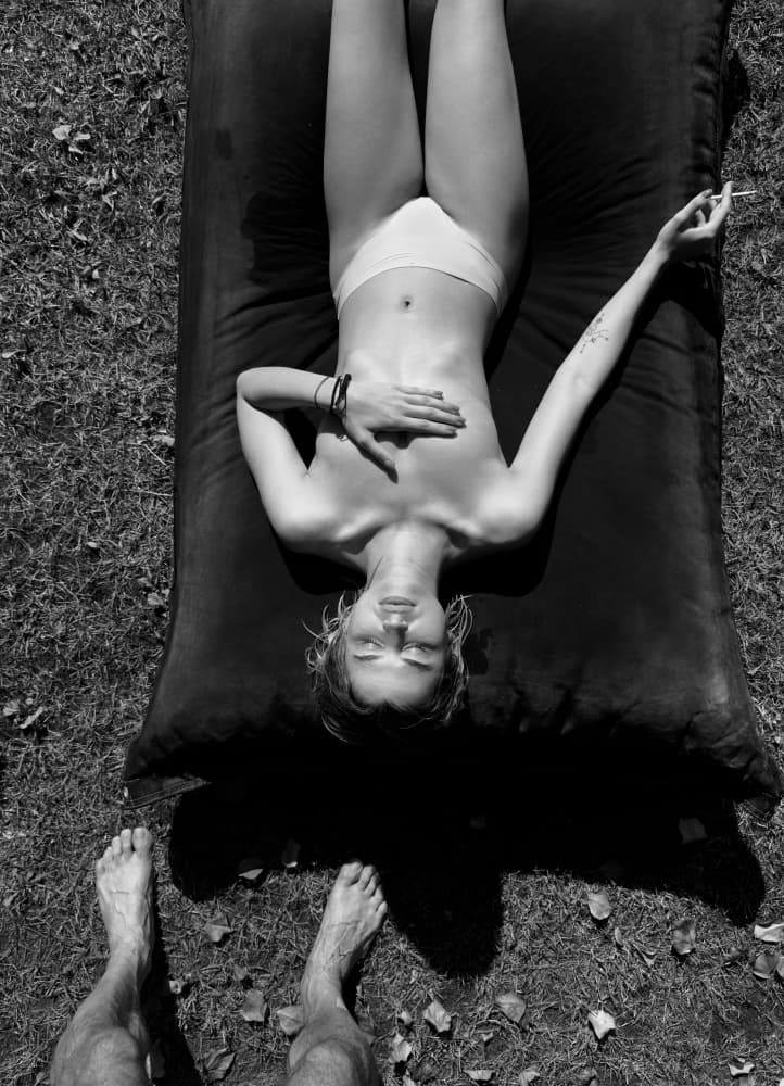 Peaceful Summer Sunbath by Davide Barzaghi — canvas wall art