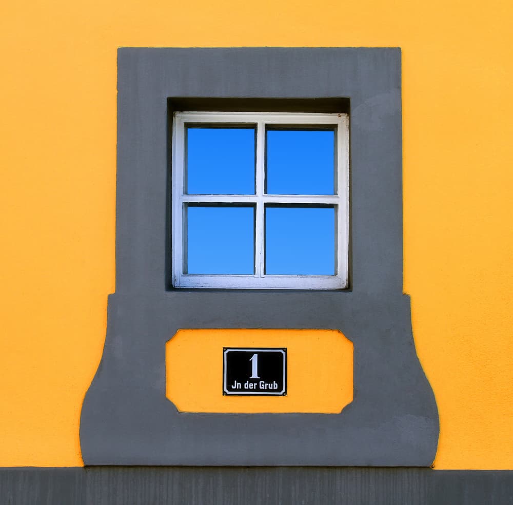 Vibrant Yellow Window by Hans-Wolfgang Hawerkamp — canvas wall art
