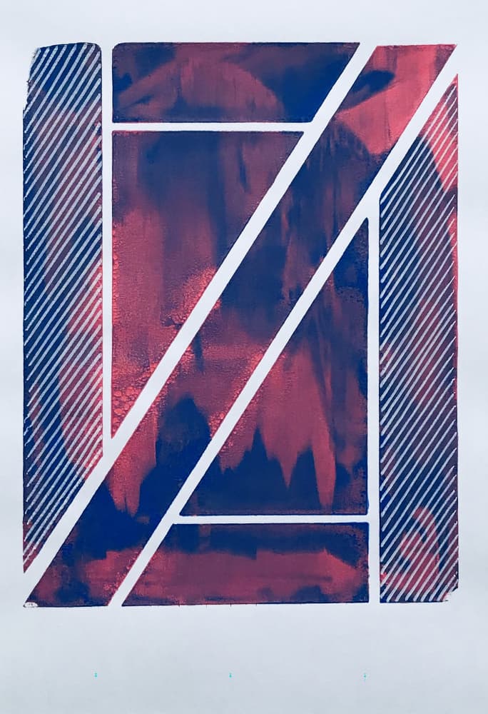 Modern Geometric Abstract by kellymariesmith — canvas wall art