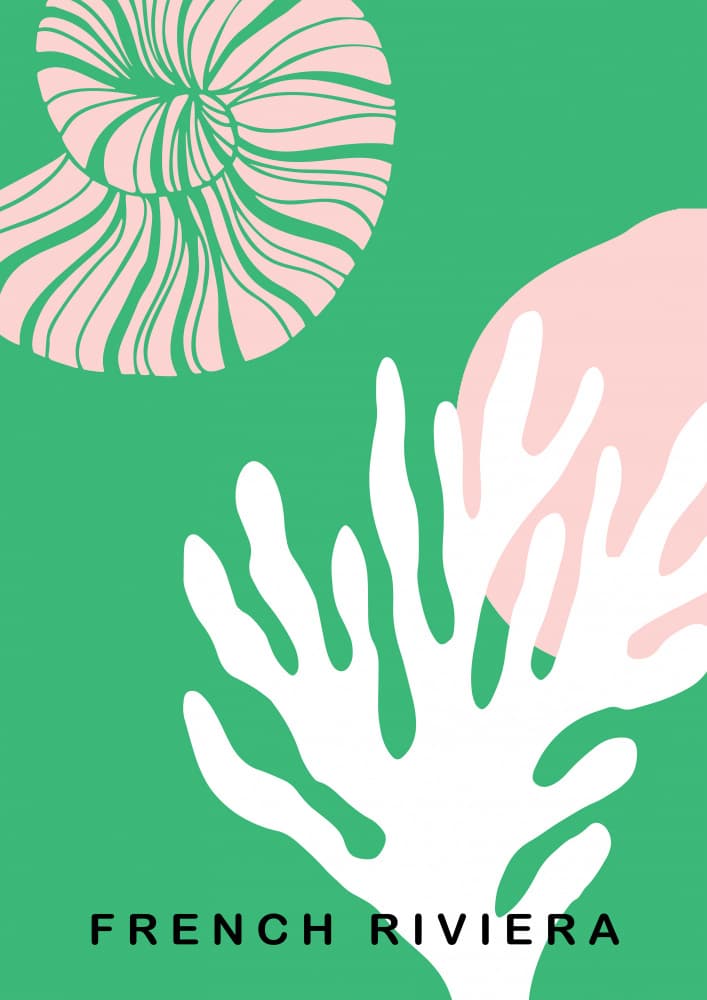 French Riviera Marine Life by Talitha McQueen — canvas wall art