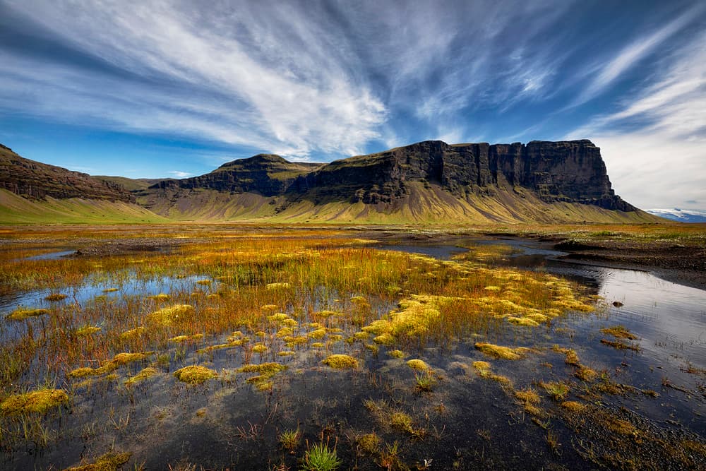 Vast Mountain Wetland by Þorsteinn H. Ingibergsson — canvas wall art