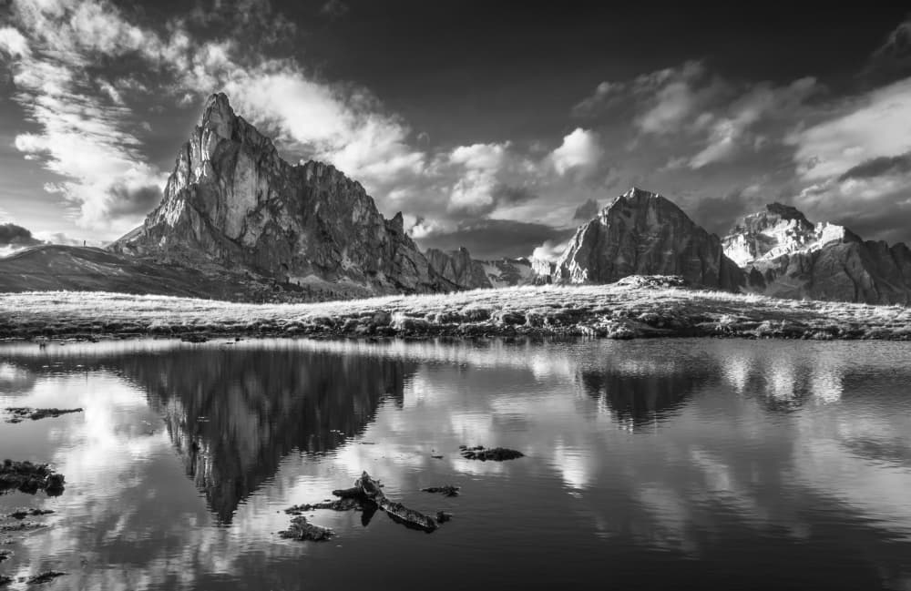 Dramatic Alpine Reflection by Gianpaolo Meriana — canvas wall art