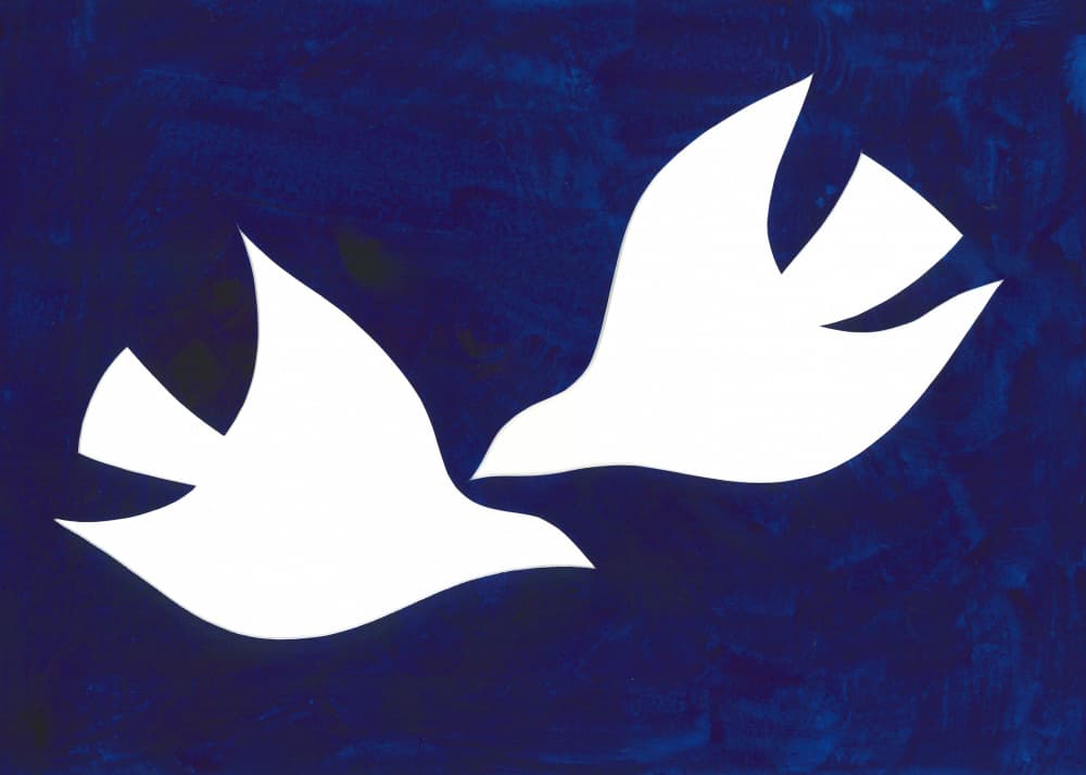 White Doves by Isabelle Brent — canvas wall art
