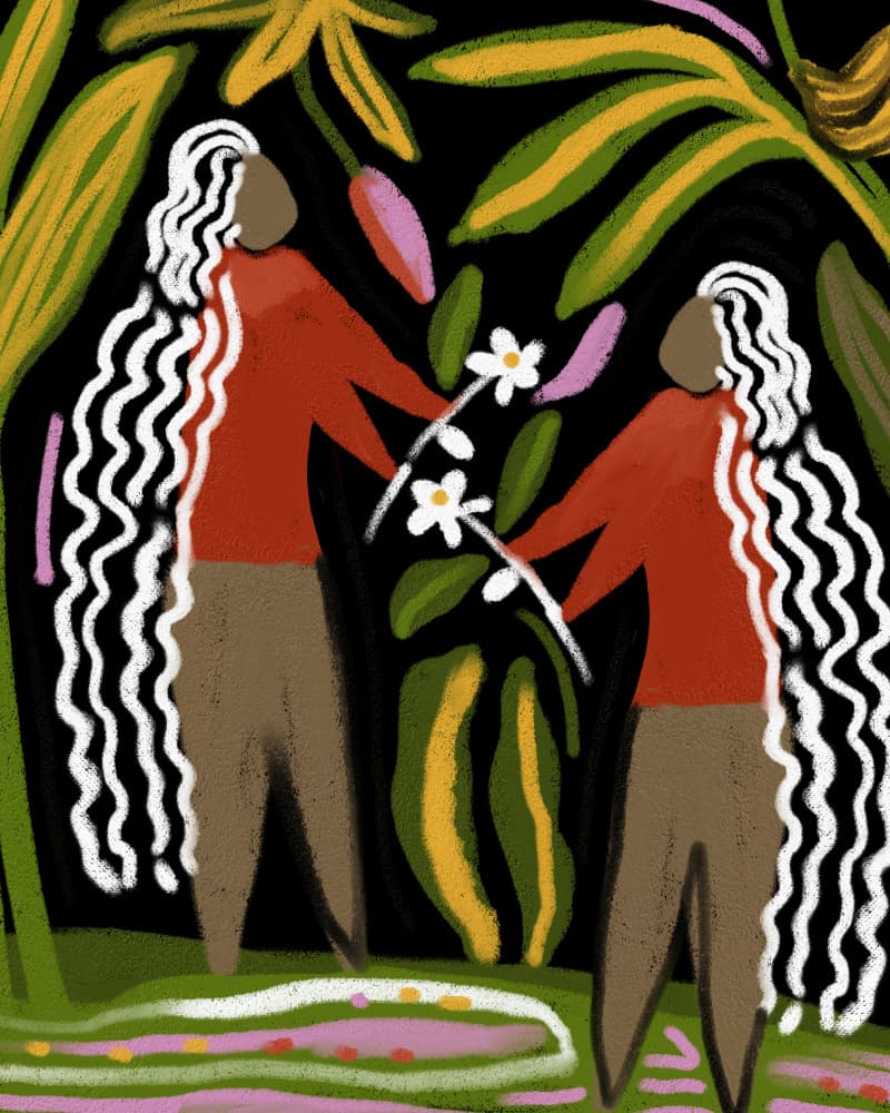 Garden Companions by Josie George — canvas wall art