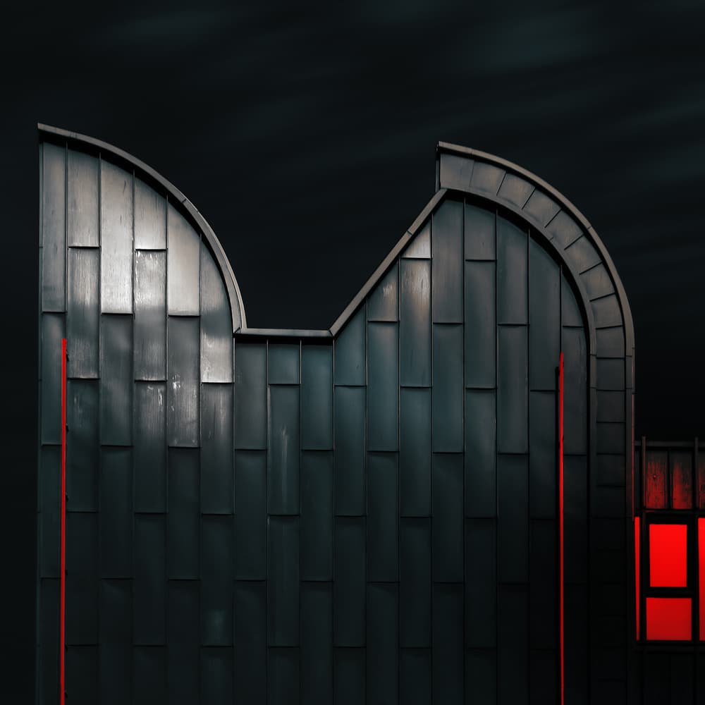 Cat Eared Architecture by Marc Huybrighs — canvas wall art