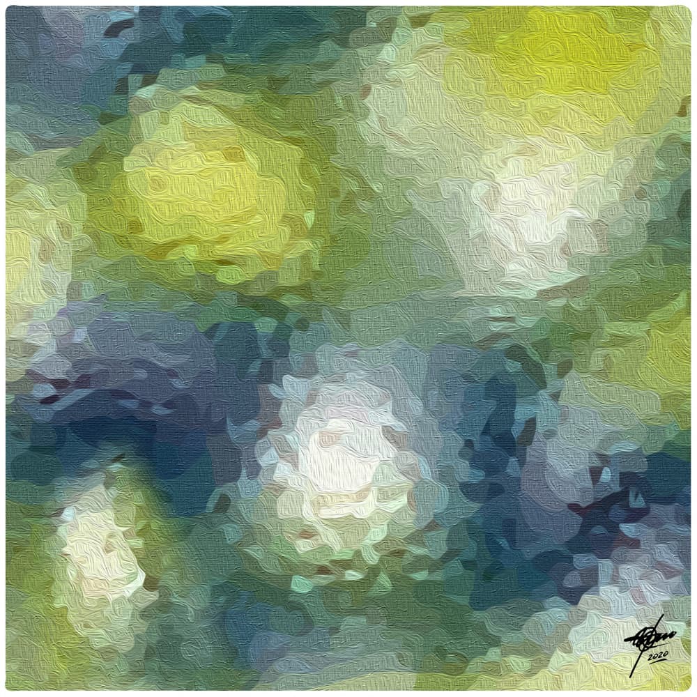 Luminous Water Flow by Osvaldo Russo — canvas wall art