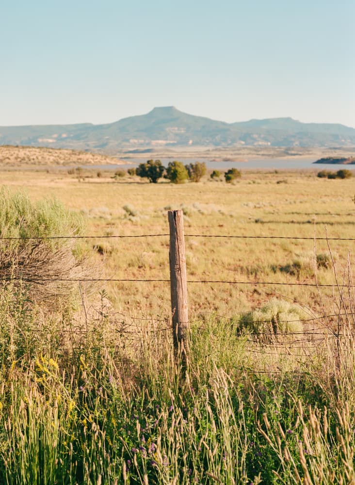 High Desert Fence View by Bethany Young — canvas wall art