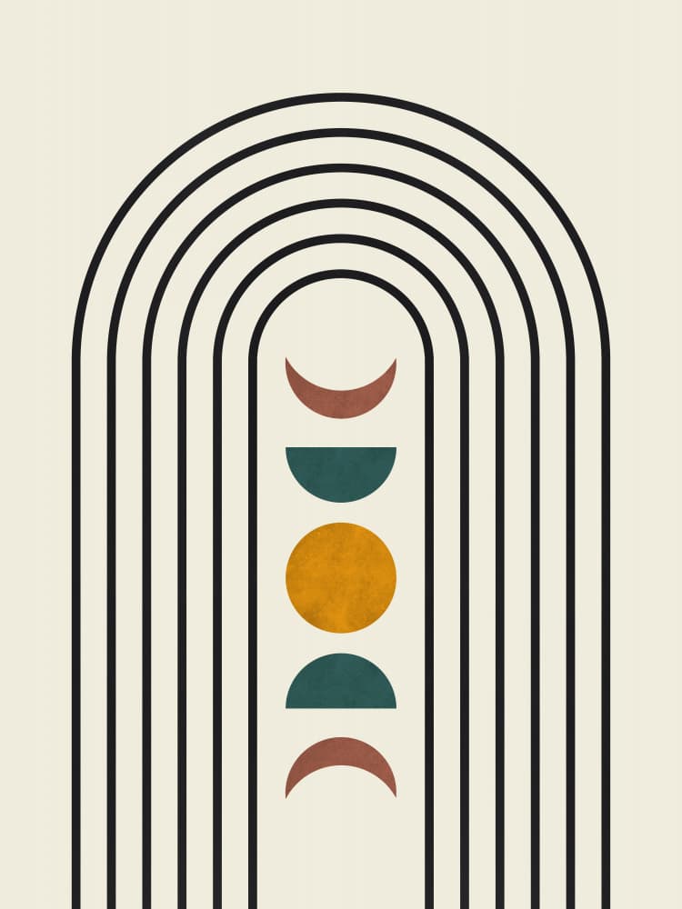 Desert Moon Arches by Vitor Costa — canvas wall art