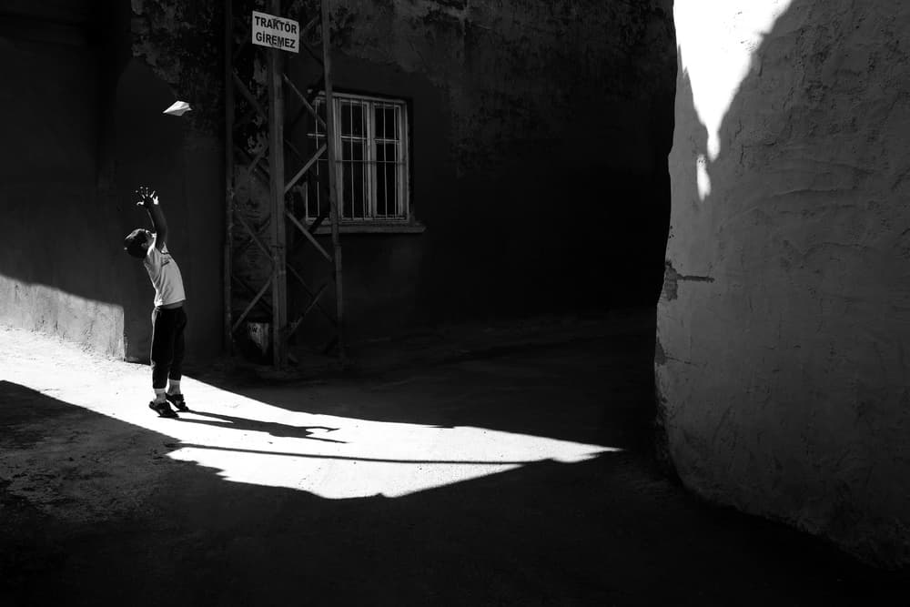 Childhood Street Play by Ali Ayer — canvas wall art