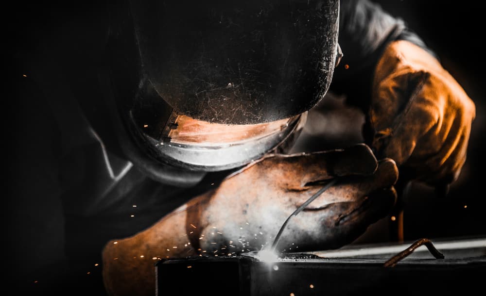 Sparks Of Welding by Farid Kazamil — canvas wall art