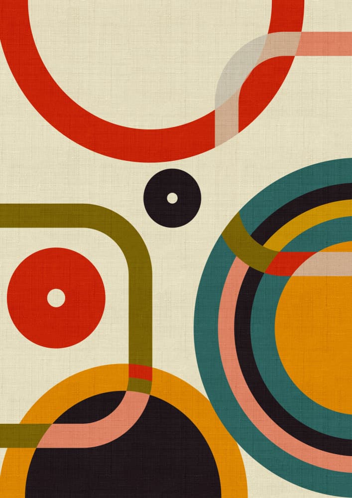 Mid Century Cirque by Ana Rut Bre — canvas wall art