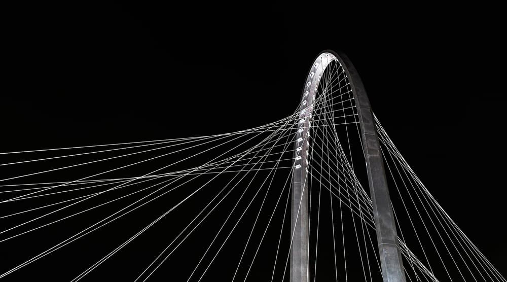 Modern Arch Bridge by Massimo Della Latta — canvas wall art