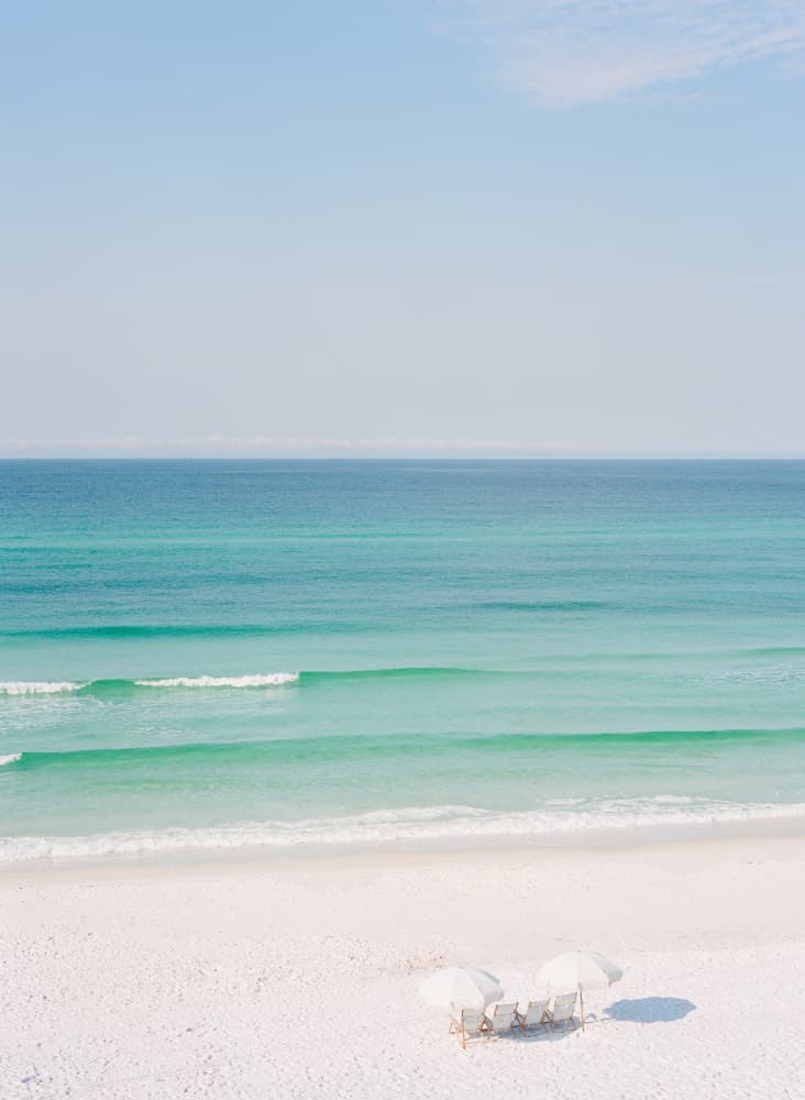 White Sand Turquoise Ocean by Bethany Young — canvas wall art
