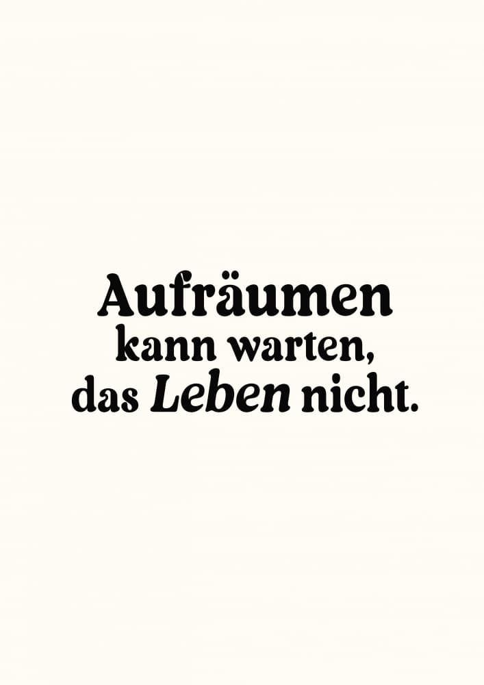 Aufräumenkannwarten by Treechild — canvas wall art