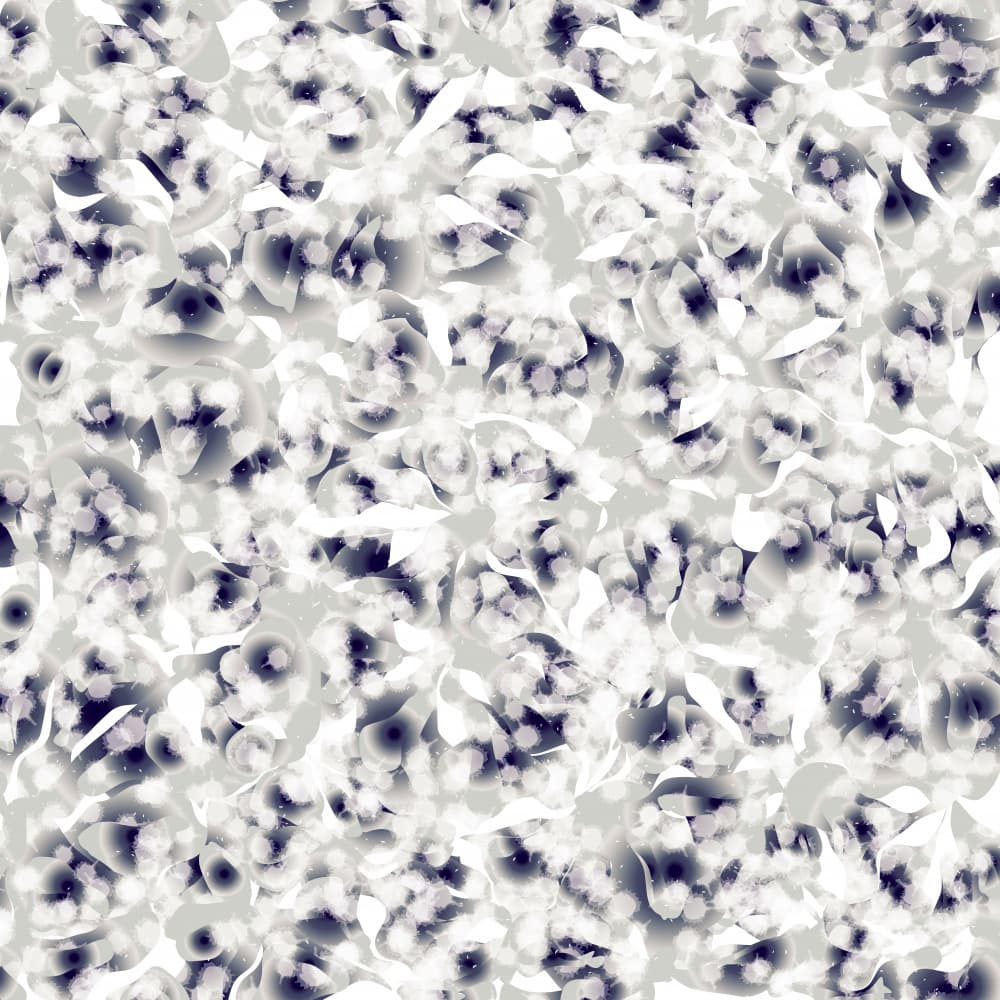 Ethereal Indigo Blooms by Angelo Cerantola — canvas wall art