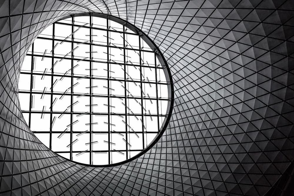 Abstract Ceiling Window by Christopher Budny — canvas wall art