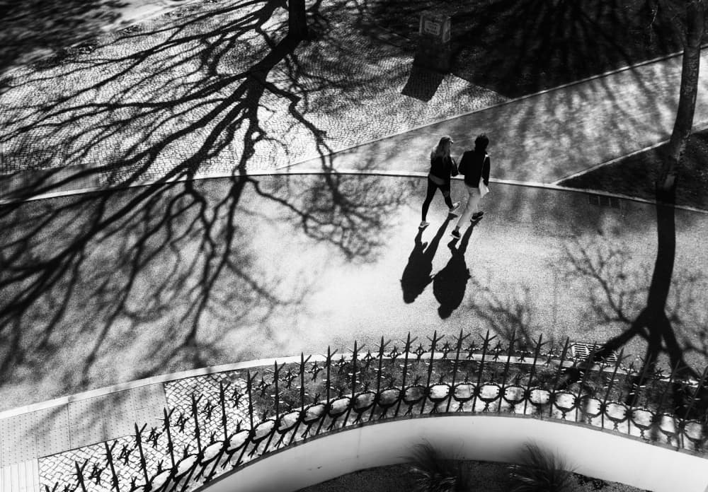 People Walking Shadows by Josefina Melo — canvas wall art