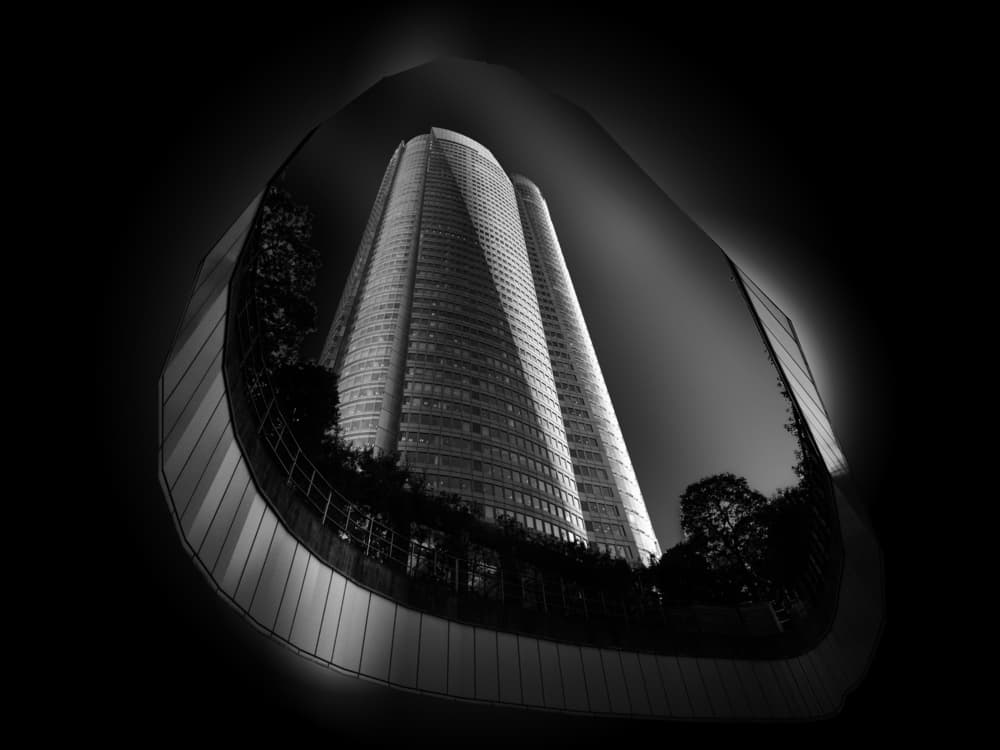 Modern City Towers by Yasuhiro Takachi — canvas wall art