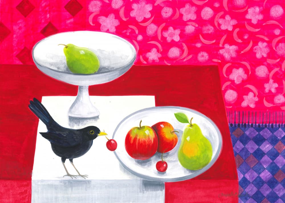The Cherry Picker by Isabelle Brent — canvas wall art