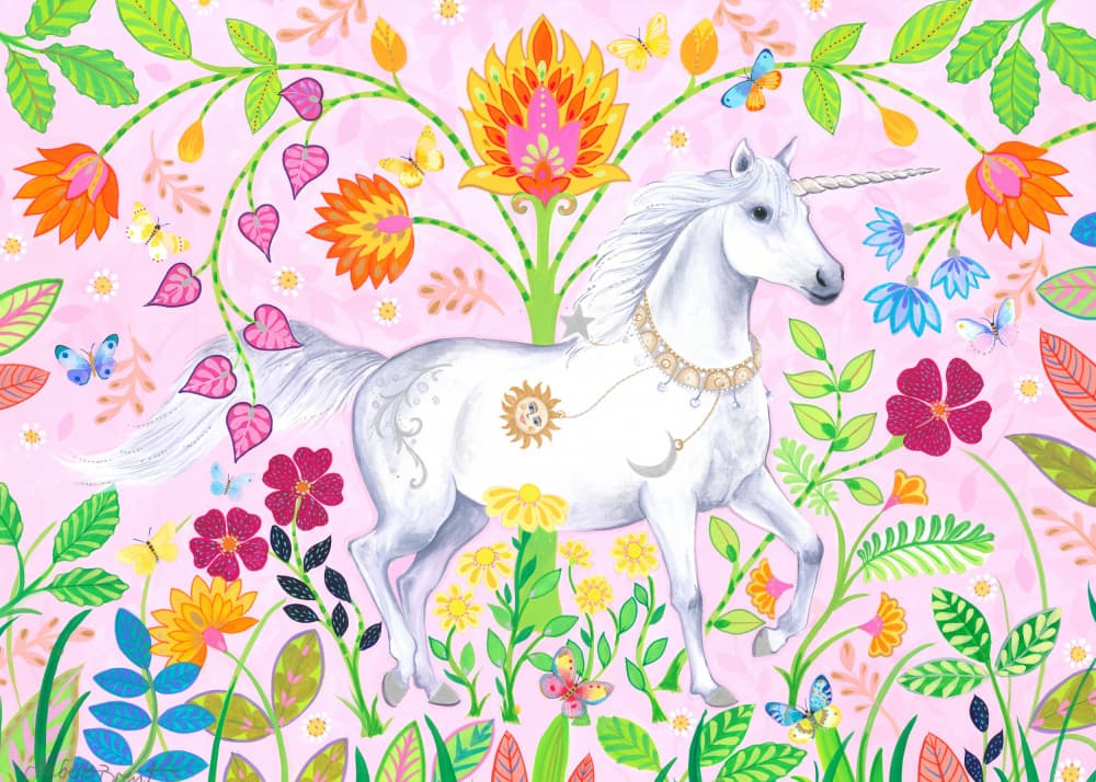 Enchanted Unicorn Realm by Isabelle Brent — canvas wall art