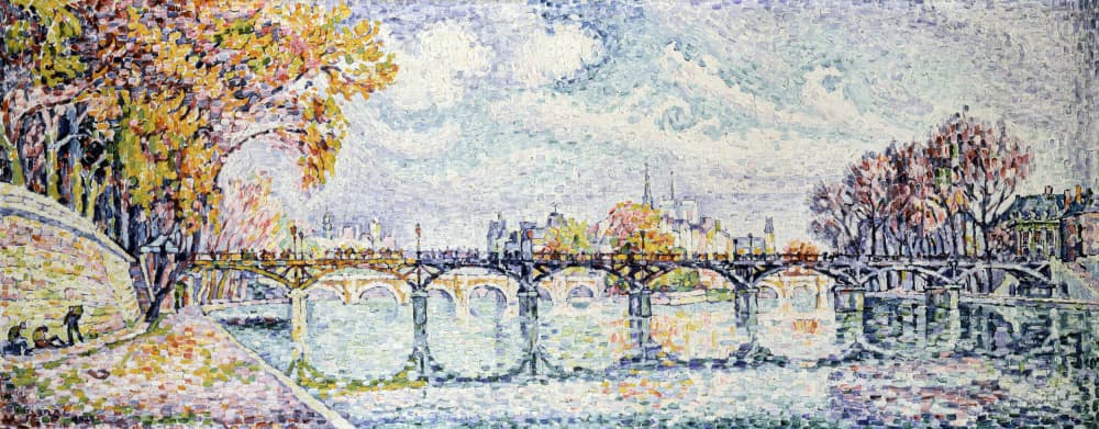 Le Pont Des Arts 1928 by Paul Signac — canvas wall art