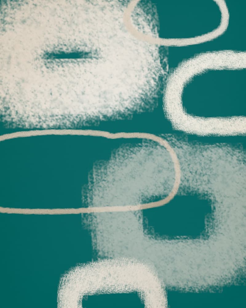 Modern Abstract Shapes by Diana Jahns — canvas wall art