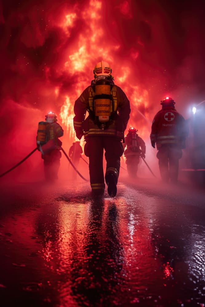 FireRescue by Marcel Egger — canvas wall art