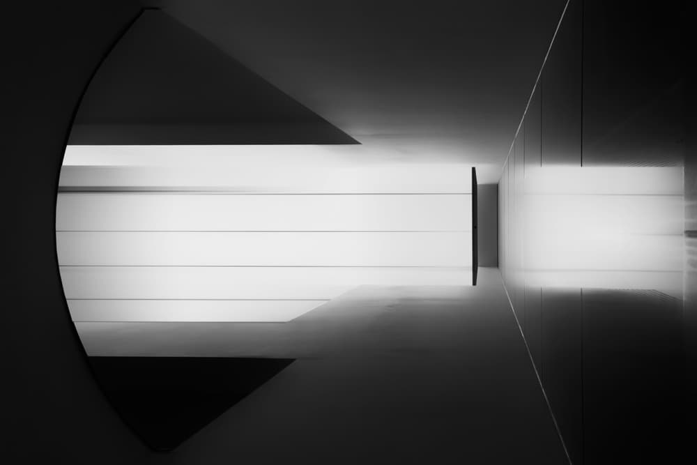 Modern Light Tunnel by Greetje van Son — canvas wall art