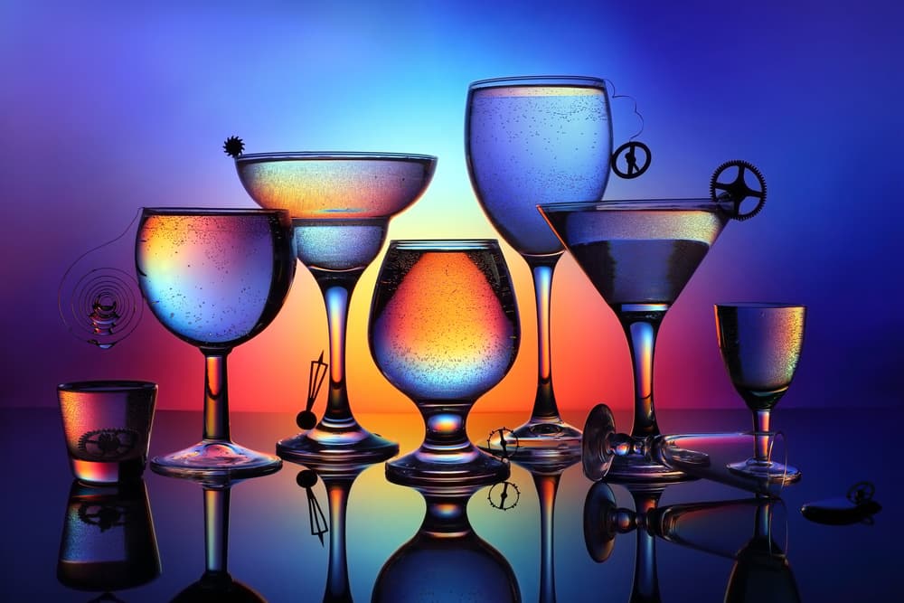 Vibrant Glass Reflections by Victoria Glinka — canvas wall art
