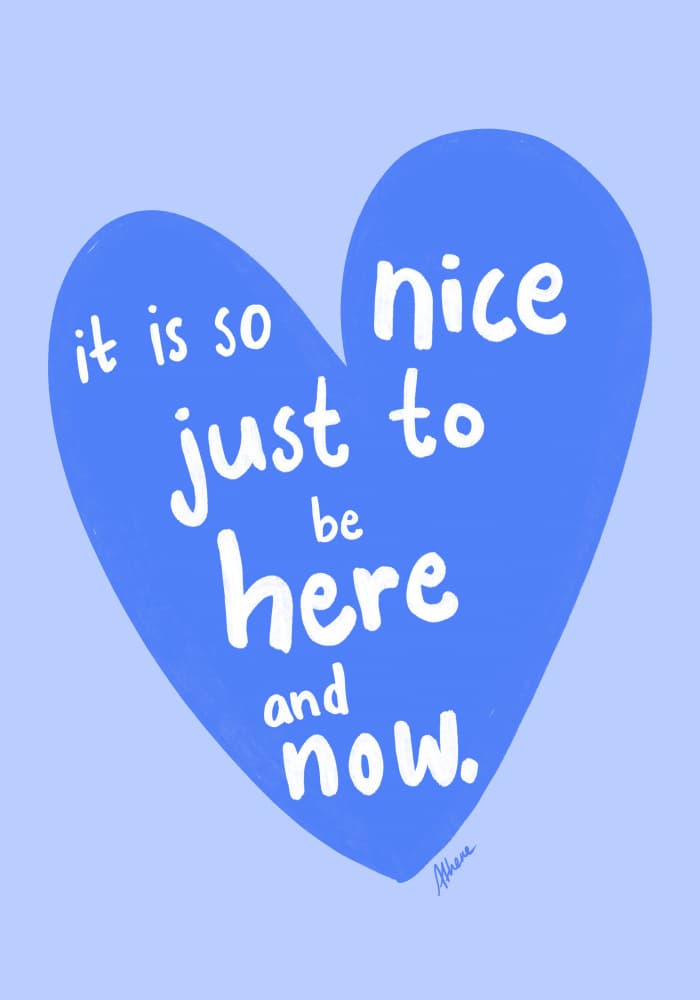 Here and Now by Athene Fritsch — canvas wall art