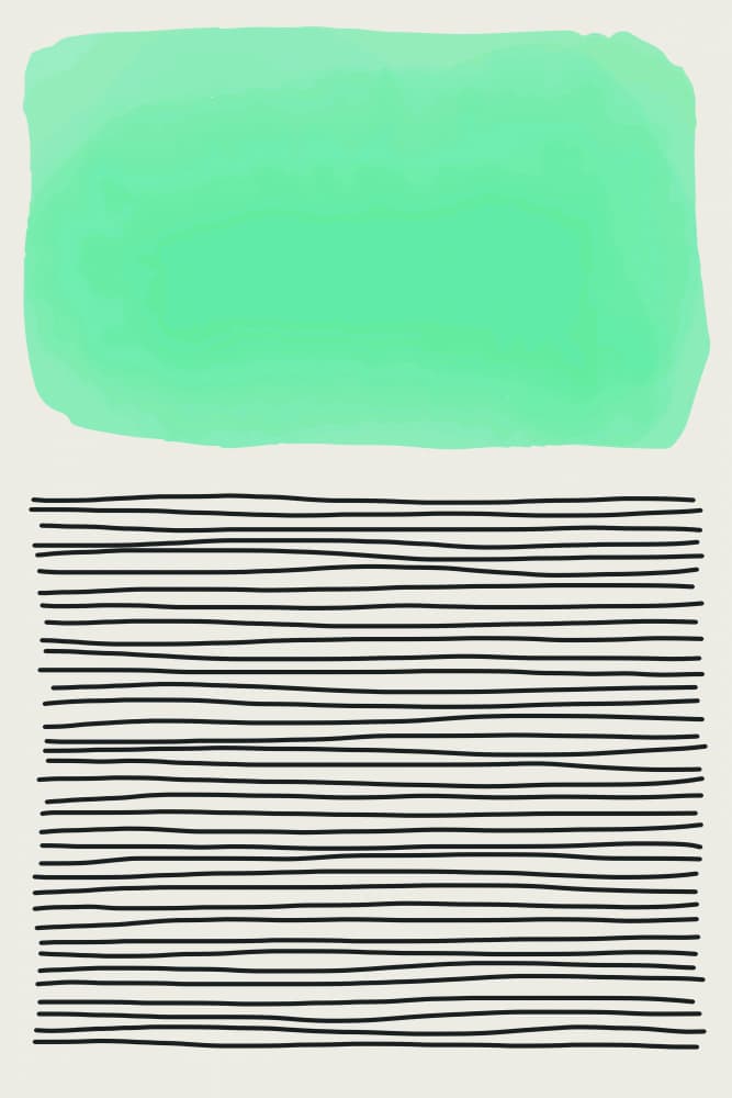Serene Green Horizon by jay stanley — canvas wall art