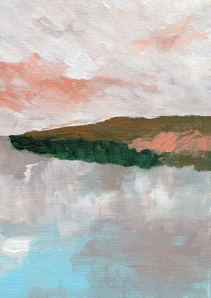 Serene Abstract Landscape by Nikita Jariwala — canvas wall art