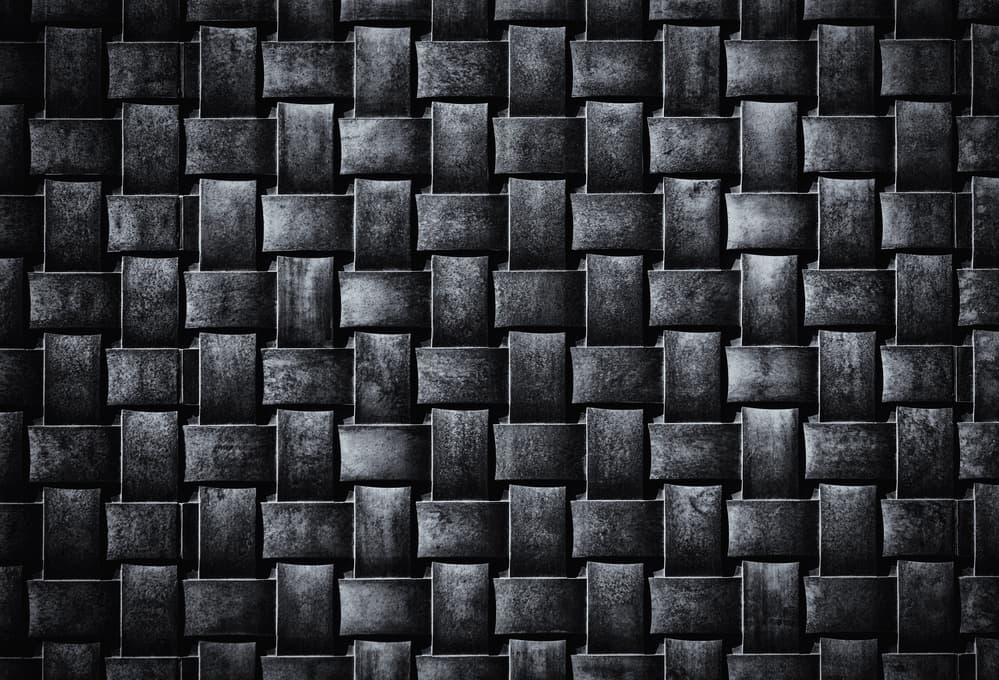 Dark Woven Texture by Hans-Wolfgang Hawerkamp — canvas wall art