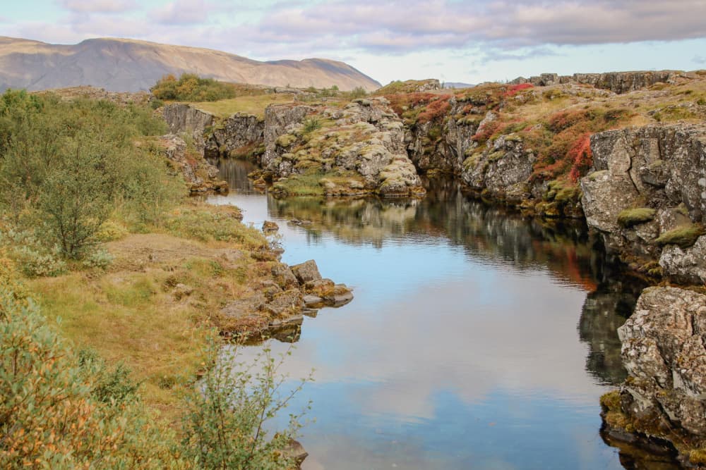 Icelandic Rift Landscape by Anke Sol — canvas wall art